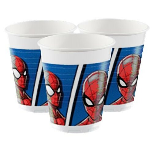 Spiderman power čaša plastična 1/8 200 ml Slike