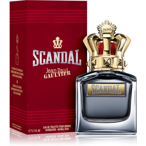 Jean Paul Gaultier Scandal Pour Homme toaletna voda polnilna za mo&amp;scaron;ke 50 ml Slike