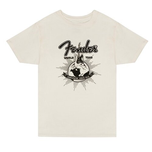 Fender World Tour T-Shirt, Vintage White, XLL - 9192822806 Cijene