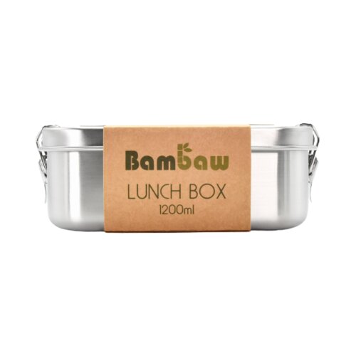 Bambaw Škatla za malico s kovinskim pokrovom - 1200 ml Cene
