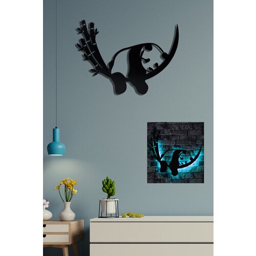 Wallity dekorativno led osvetljenje baby panda, 45x58 cm, plavo Cene