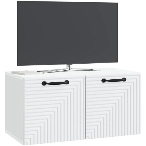  TV ormar za zid Bijela 59 5 x 31 x 30 cm Konstruirano drvo - Bijela 59 5 x 31 cm Slike