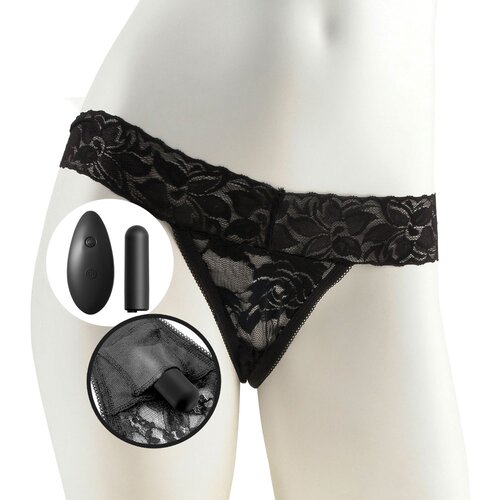 Pipedream Fetish fantasy Plus size Vibrirajuće gaćice sa daljinskim upravljačem, 10 režima vibracije Slike