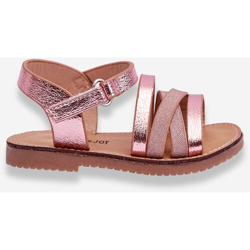Kesi Children's sandals with straps Pink Isla Cene