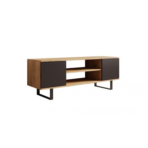 ADRK TV omarica Lofter v hrastovem videzu 135 cm - HRAST CRAFT-�RNA Cene