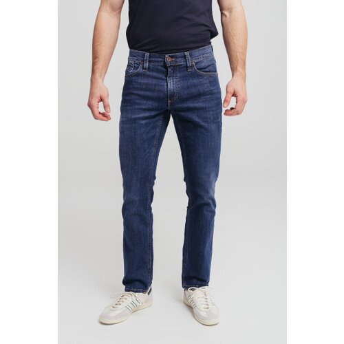 Legendww muške   slim fit farmerke sa ravnim nogavicama u plavoj boji -model 108 .108-8213-m1 Cene
