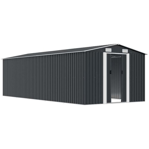  Vrtno spremi&amp;scaron;te 257 x 580 x 181 cm metalno antracit Slike