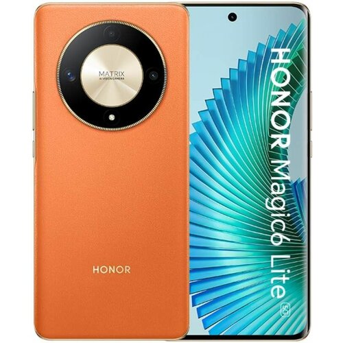 Honor mobilni telefon Magic6 lite 5G 8/256GB/ narandžasta Slike