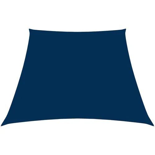  Jedro za zaštitu od sunca od tkanine trapezno 3/4 x 2 m plavo