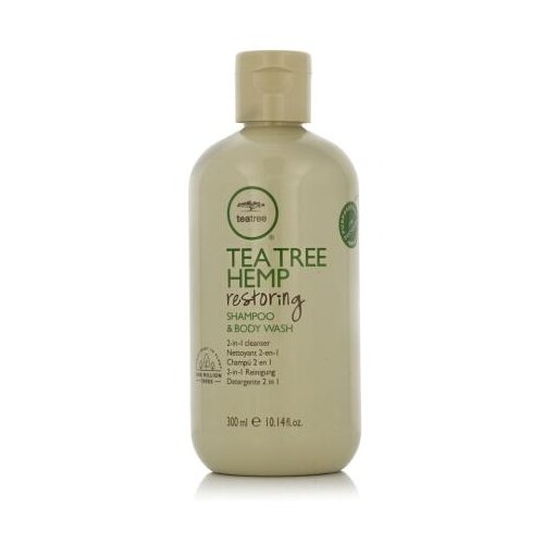 Paul Mitchell TEA TREE Hemp Restoring Shampoo &amp;amp; Body Wash 300 ml &amp;scaron;ampon suhi lasje vse vrste las unisex Slike