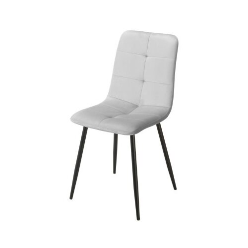 Art Invest Trpezarijska stolica 1225 Svetlo Siva/Metalne crne noge 425x390x920mm ( 775-519 ) Cene