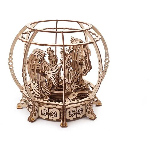 UGEARS 3D drvene eko puzzle Mehanički akvarium Cene