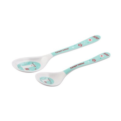 Canpol set kasika (2kom) 4/530 melamine - exotic animals turquoise ( 4/530_tur ) Cene