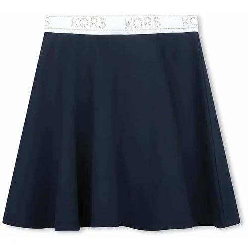 Michael Kors Dječja suknja boja: tamno plava, mini, širi se prema dolje