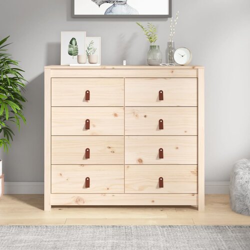 VidaXL Bočni ormarić 100x40x90 cm od masivne borovine Slike