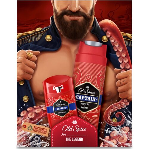 Old Spice Captain Dark Captain darilni set (za moške) Cene