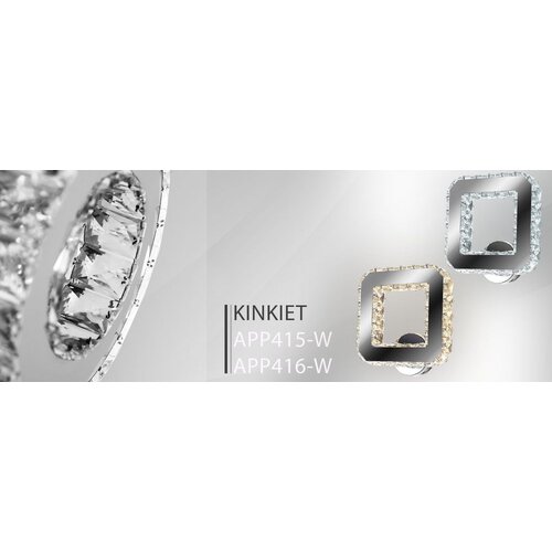 Toolight Kristalna zidna svjetiljka led APP415-W APP416-W Slike