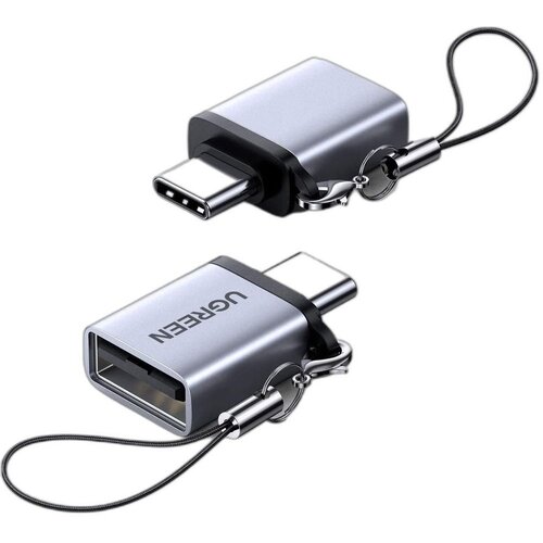 Ugreen Type C to USB 3.0 A Adapt Cable with Lanyard Space Gray Cene