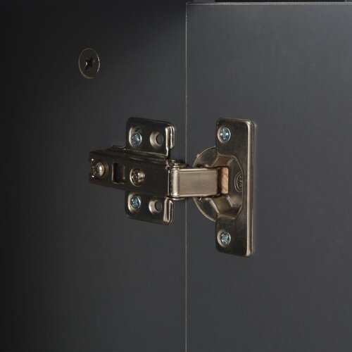  Komoda visoki sjaj siva 107x35x80,5 cm Slike