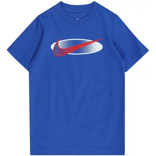 Nike Sportswear Majica kraljevo modra / rdeča / bela