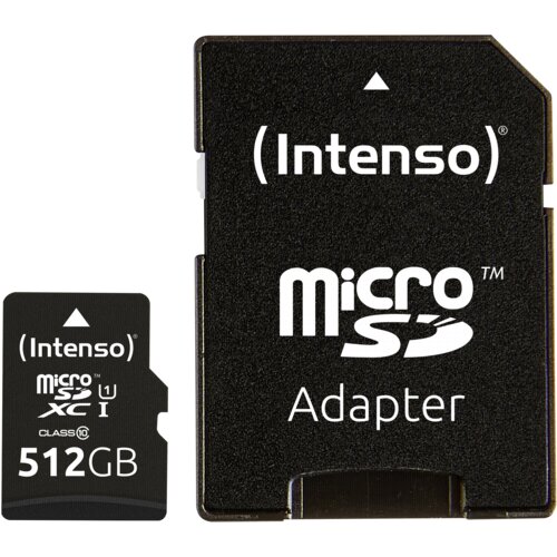 Intenso microSDXC Cards 512GB Class 10 UHS-I Premium Cijene