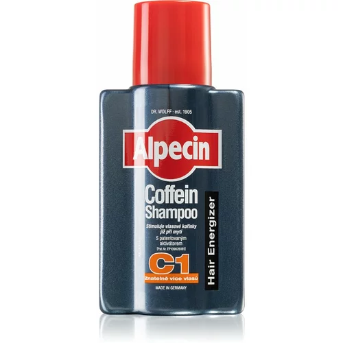 Alpecin Hair Energizer Coffein Shampoo C1 šampon s kofeinom za moške za spodbujanje rasti las 75 ml