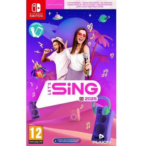 Plaion Let's Sing 2025 (Nintendo Switch) Cene