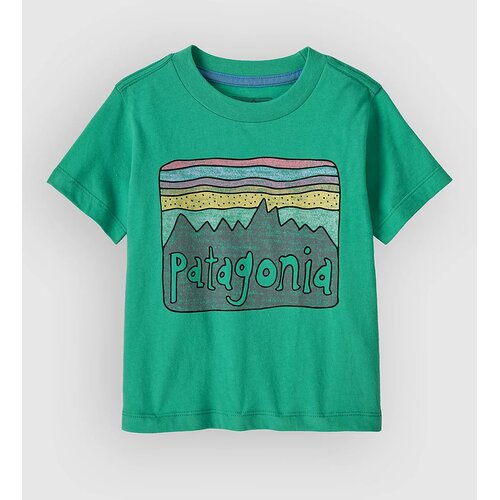 Patagonia Fitz Roy Skies Kids T-shirt aqua stone Slike