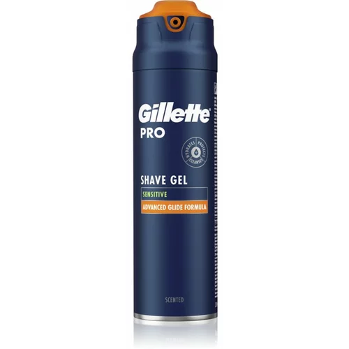 Gillette Pro Sensitive gel za britje za moške 200 ml