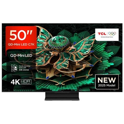 Tcl 50"C7K 4K QD-Mini LED TV144Hz Google TV; Game Master;Audio BANG & OLUFSEN; HDR Premium; Cijene