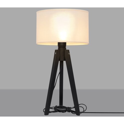  Stona lampa ALBA 1xE27/15W/230V krem/borovina Slike