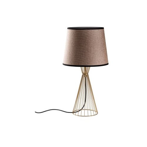 Opviq Stona lampa Telis-5383, 28x28x55 cm, IP20, Zlatno-smeđa boja Slike