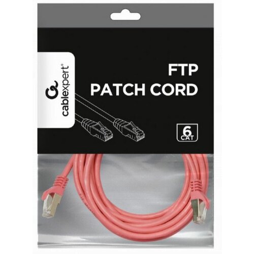 Gembird PP6-3M/RO mrezni kabl/CAT6 ftp patch cord 3m pink Cene