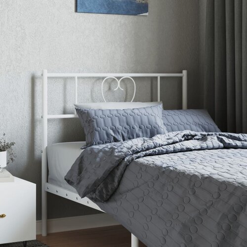  the living store kovinsko vzglavje belo 90 cm - vzglavje, (21502606) Slike