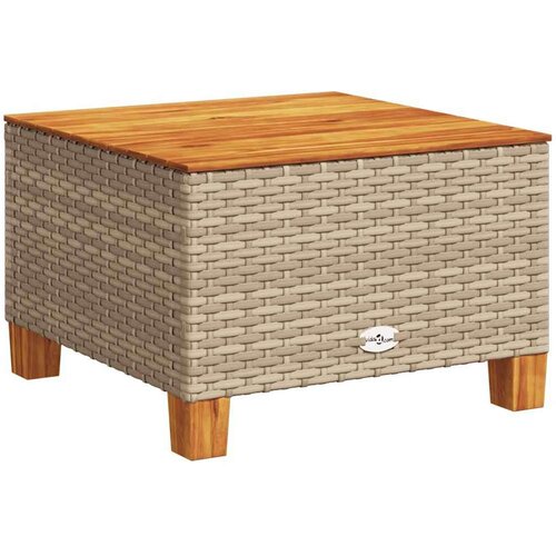 VidaXL 5-dijelni vrtni set sofa s jastucima bež od poliratana Slike