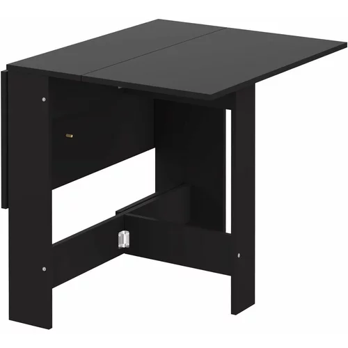 TemaHome Proširiv blagovaonski stol s crnom pločom stola 76x28 cm Papillon –