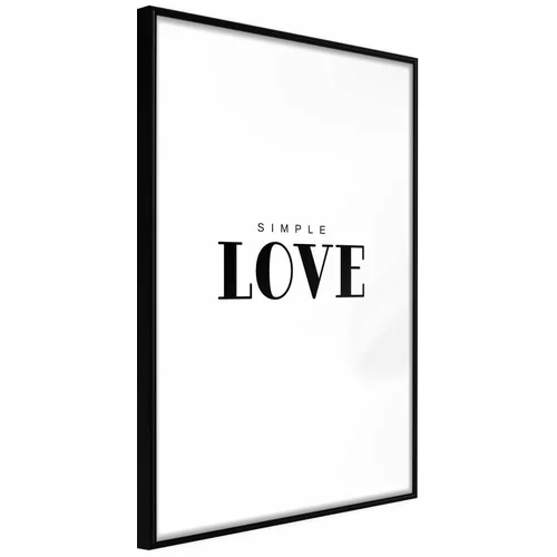  Poster - Simple Love 20x30