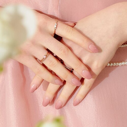 OHORA Gel Nail Sticker N Milk Rose nalepke za nohte odtenek ND-173 1 kos Slike