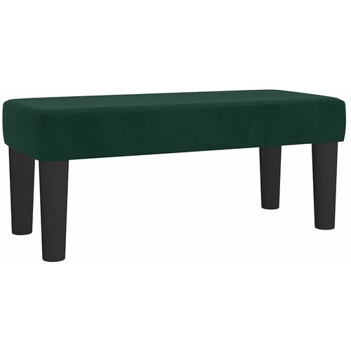 Box spring krevet s madracem tamnozeleni 80 x 200 cm bar&amp;scaron;unasti Slike