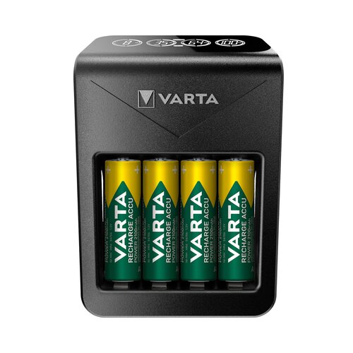 Varta 57687101441 - LCD punjač za baterije 4x AA/AAA, 2100 mAh, 230 V Slike