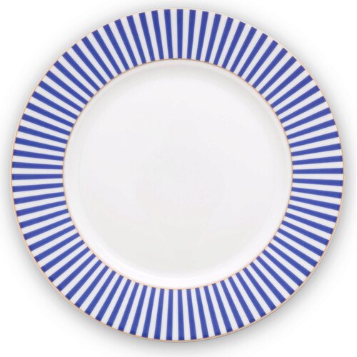 Pip Studio Royal Stripes - krožnik Blue - 21 cm Cene