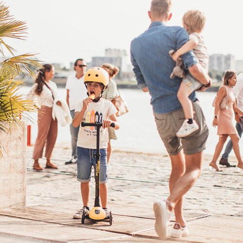 Scoot&amp;amp;Ride&amp;reg; Kaciga za decu Lemon/ S-M Slike