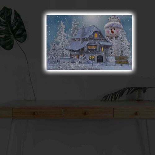 Wallity Zidna slika sa LED osvjetljenjem 4570KARDACT - 011, 45x70 cm Cene