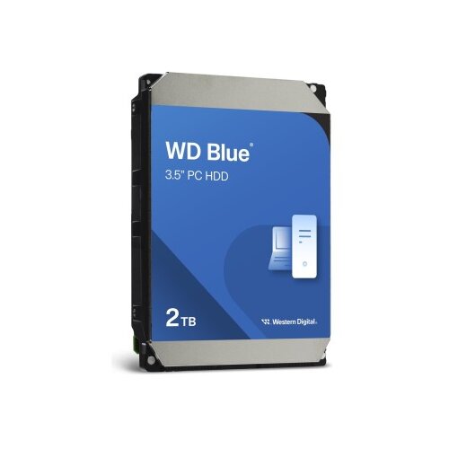 Western Digital WD Blue 2 TB 3,5-palčni notranji trdi disk (HDD), SATA 6 Gb/s (Serial ATA), 256 MB predpomnilnika, 5400 RPM, skladen z RoHS, brez maloprodajne embalaže (bulk). Cene
