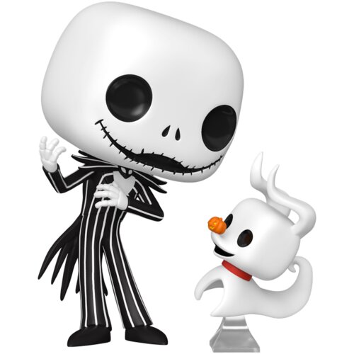 Funko POP &amp;amp; Buddy figura The Nightmare Before Christmas - Jack Skellington i Zero, 10,4 cm Slike