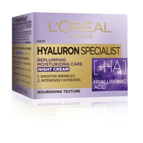 Loreal paris hyaluron specialist noćna hidratantna krema za vraćanje volumena 50 ml ( 1003009345 ) Slike