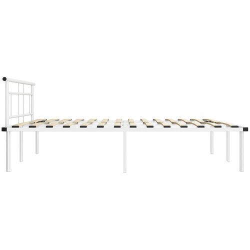  Okvir za krevet bijeli metalni 200 x 200 cm Slike