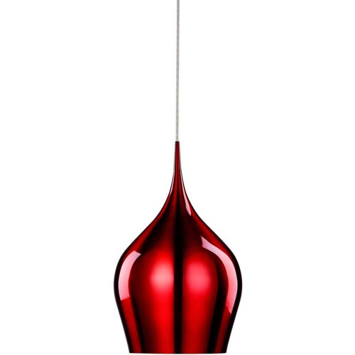 Lesnina XXXL Searchlight 6461-26RE - Luster na sajli VIBRANT 1xE27/60W/230V crvena Cene