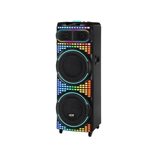  Zvucnik bluetooth ndr-2260 100w 2*12 inca sa dva mikrofona crni ( ZV1137 ) Cene