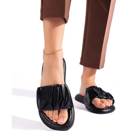 Shelvt Women's Black Flip Flops Cijene